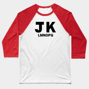 JKlmnopq Baseball T-Shirt